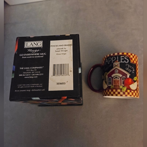 Lang Gift Boxed "School Days" Coffee  Mug For Teachers - Picture 2 of 3